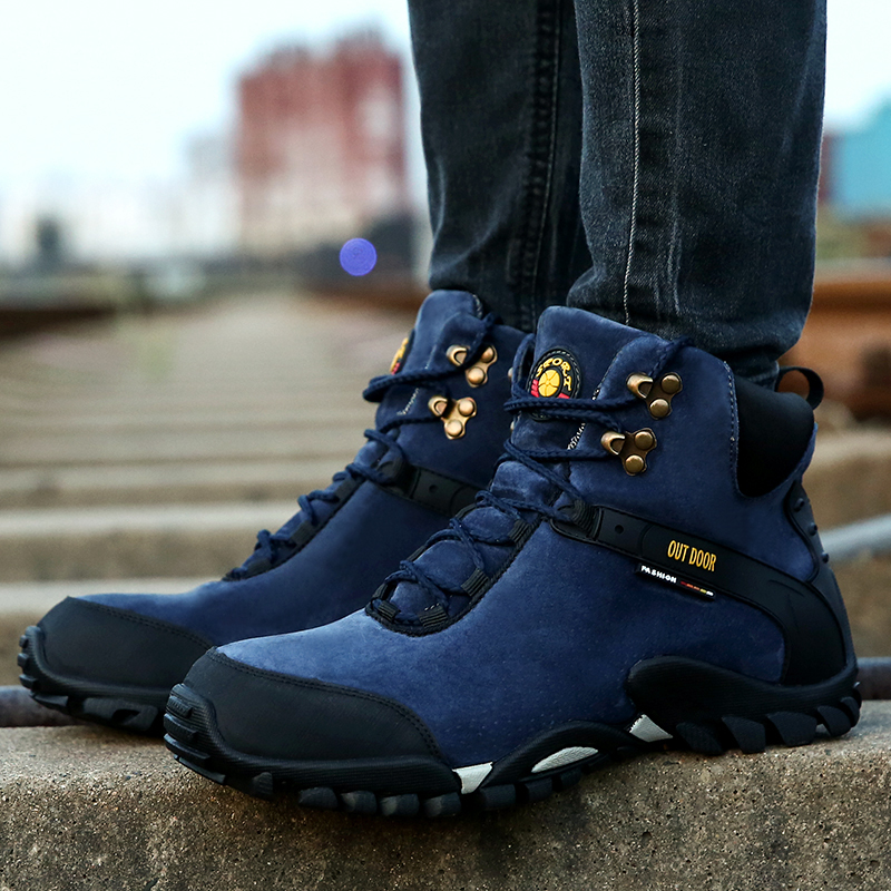 Großhandel Große Größe 46 Männer Stiefeletten Winterschuhe Hochwertige Männer Military Boots winterstiefel männer echte