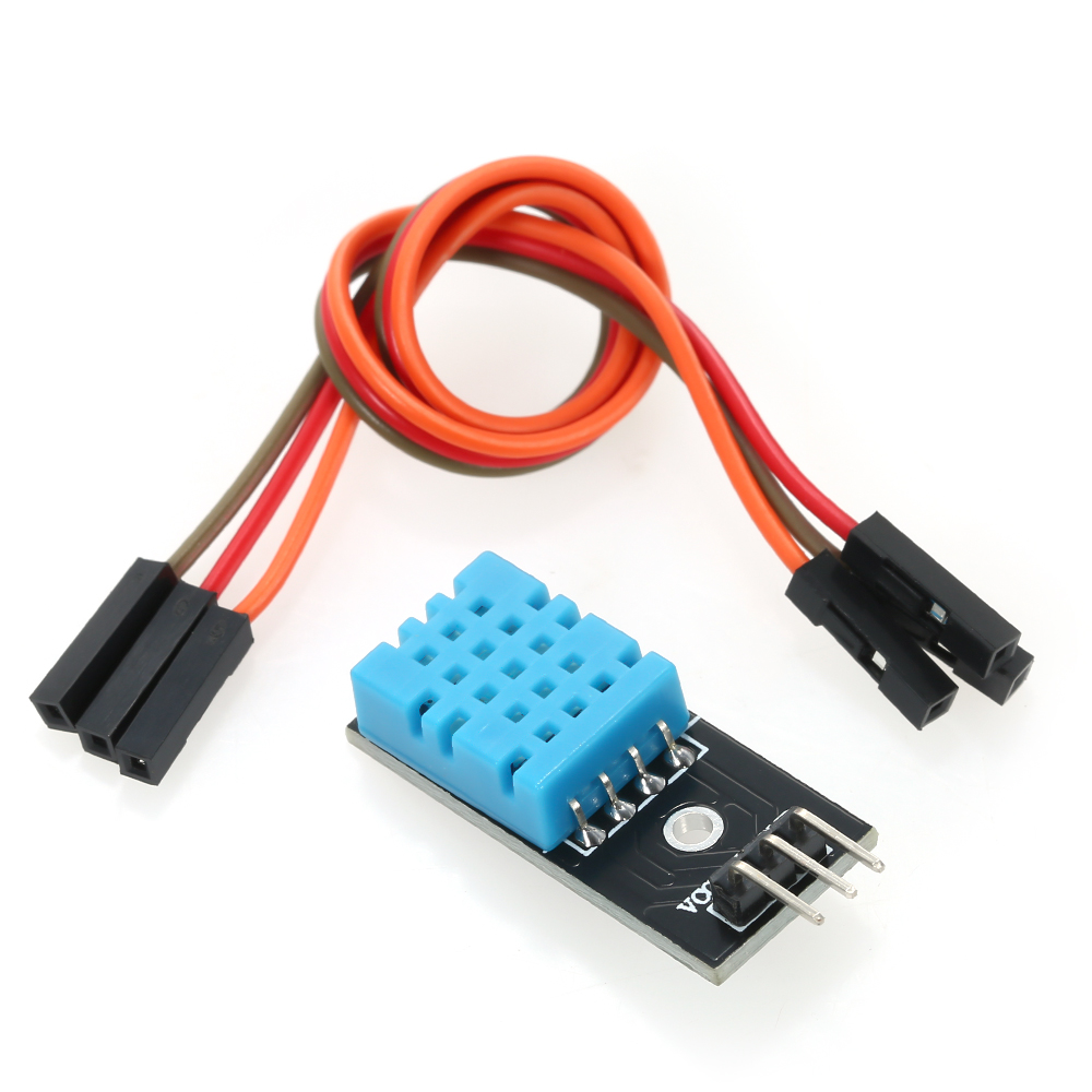4Pieces Digital DH11 Temp Humidity Sensor Module w// Cable for Raspberry Pi