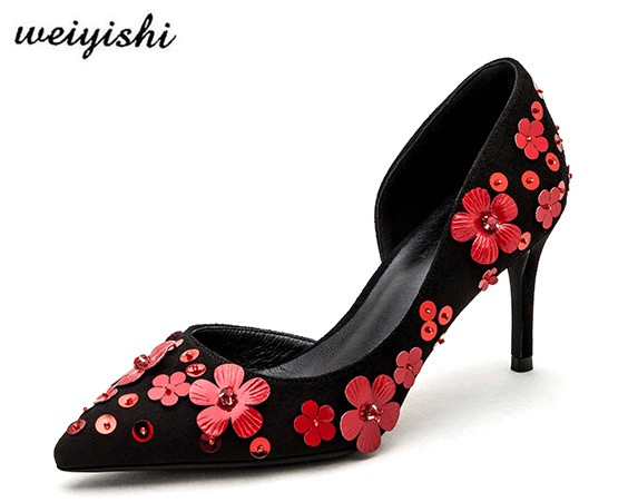 

2020 women new fashion shoes. lady shoes, weiyishi 012, Red