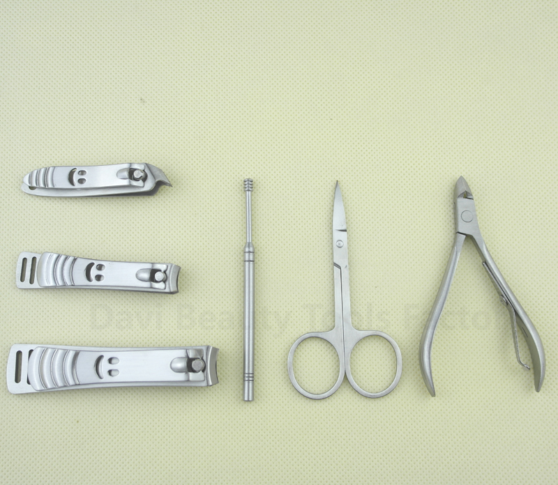 

11 in1 Luxury manicure set nail kit stainless steel nail tools with Nail Clipper PU Leather Case for Men Lady Girl as gift, 11pcs