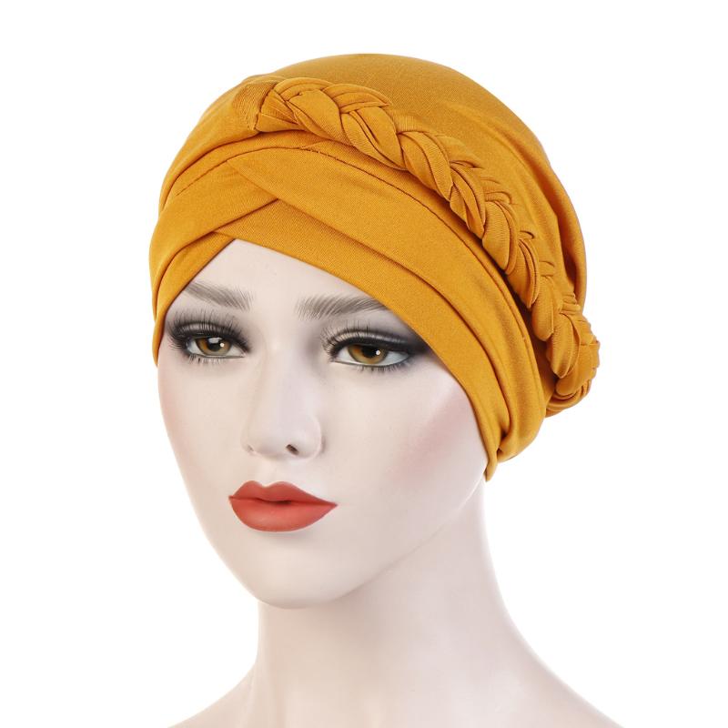 

Helisopus New Muslim Hijab Caps Solid Color Cotton Bislamic Inner Hijab Caps Underscarf Women Headdress Headwrap Hat Accessories