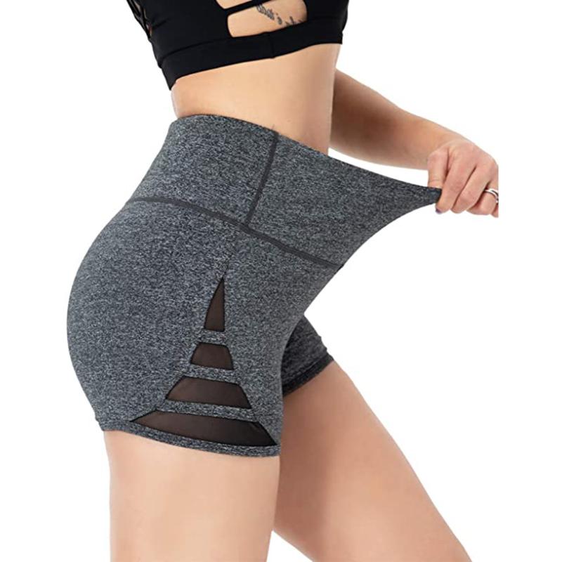 

Women Yoga Shorts Sports Running Sportswear Fitness Seamless Joggers Athletic Exercise Gym Compression High Waist Shorts #4, Red