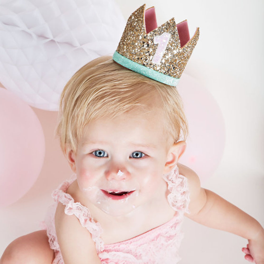 

Children's Digital Crown hair band birthday hat party hair band baby hair