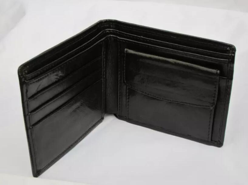 

Designer- HOT Men's Boss Wallets LEATHER WALLET ,Holders Come With Box MEN Coin Pocket Bags Wallets+box, Black