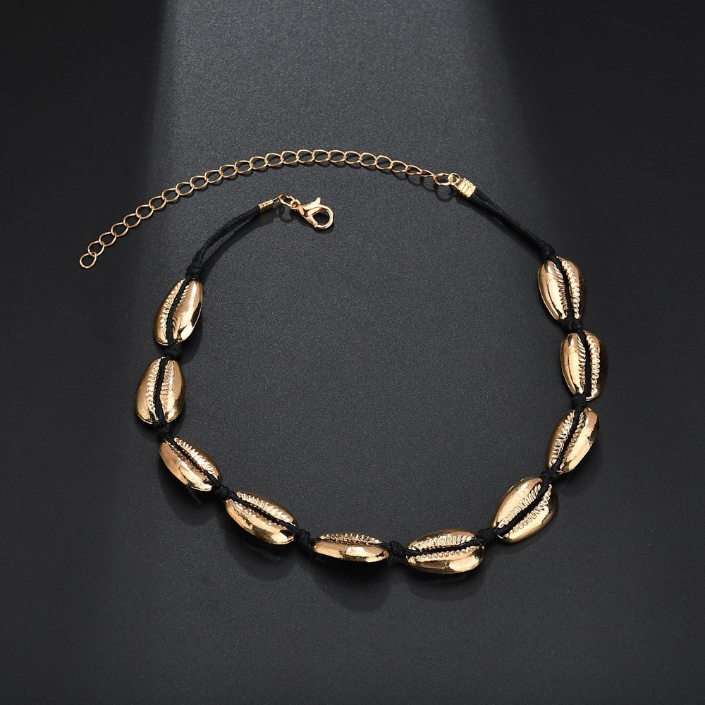 

Sea Shell Jewelry Ornaments Posimi Second Joker Style Pendant Manual Seton Alloy Shell Necklace Woman