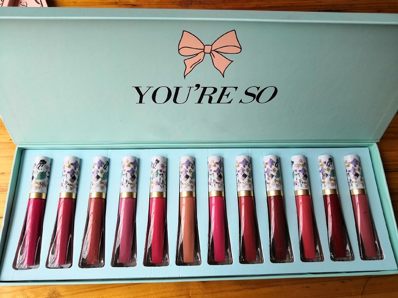

12color/set Brand Matte Lip Gloss Long Lasting Nude Velvet Lip Cream Tattoo Labiales Matte Liquid Lipstick Cosmetics, Mixed color