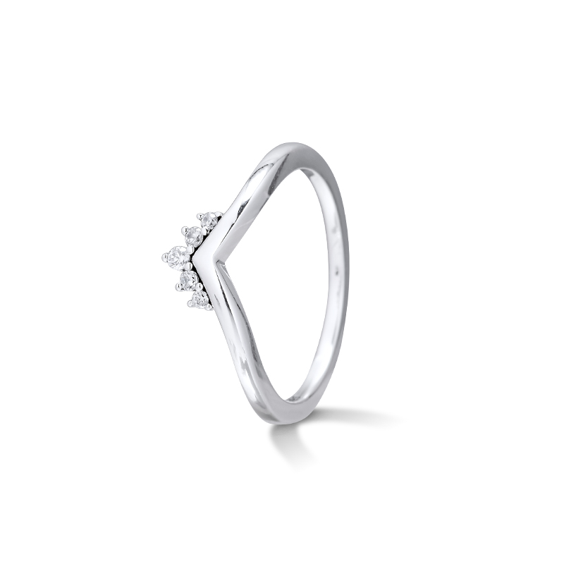 2019 Autumn New 925 Sterling Silver Pandora Rings European Jewelry Tiara Wishbone Rings For Women Original Fashion Charms-image-495629939