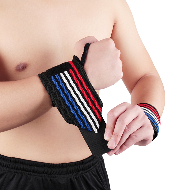 

1PC Sport Elastic Bandage For The Wrist Brace Support Fitness Bodybuilding Hand Wraps Wrist Guard Strap Tennis Wristband Gym, Right