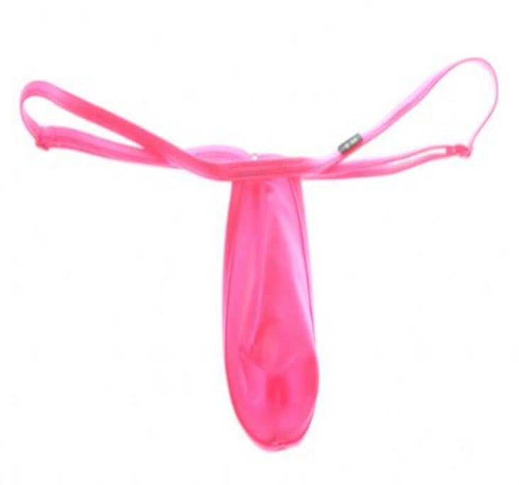 

Men's G-Strings wholesale TM Men's Low Waist Sexy Thongs Birds with Ring T-Shirts Tempting Men's Singles 5pieces/lot, White