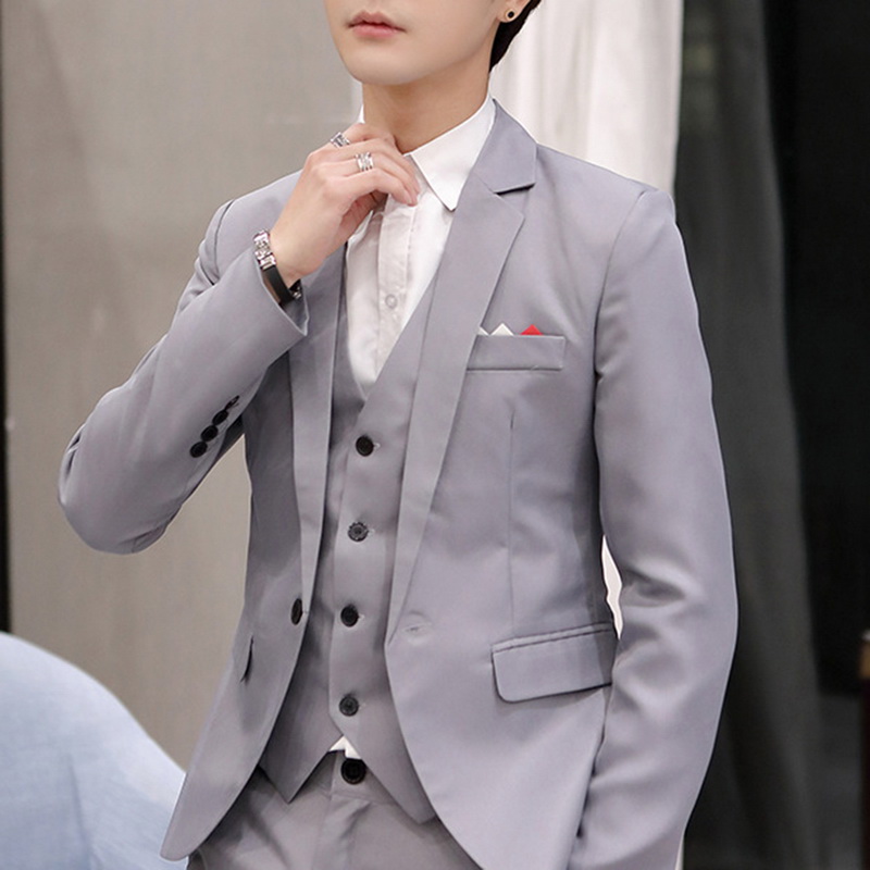 

Lasperal Men Slim Fit Office Blazer Jacket Fashion Solid Mens Suit Jacket Wedding Dress Coat Casual Business Male Suit Coats, White