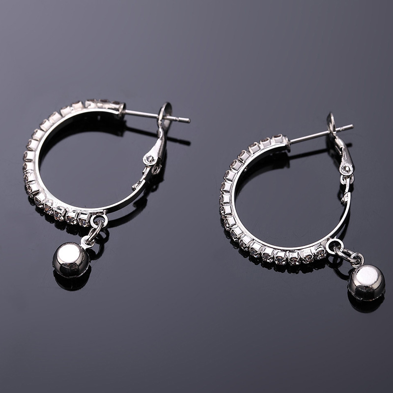 

Hoop & Huggie 2021 Fashion Jewelry Manufacturers Selling Australian Crystal Silver Plating Earrings For Baby ( ) #E166