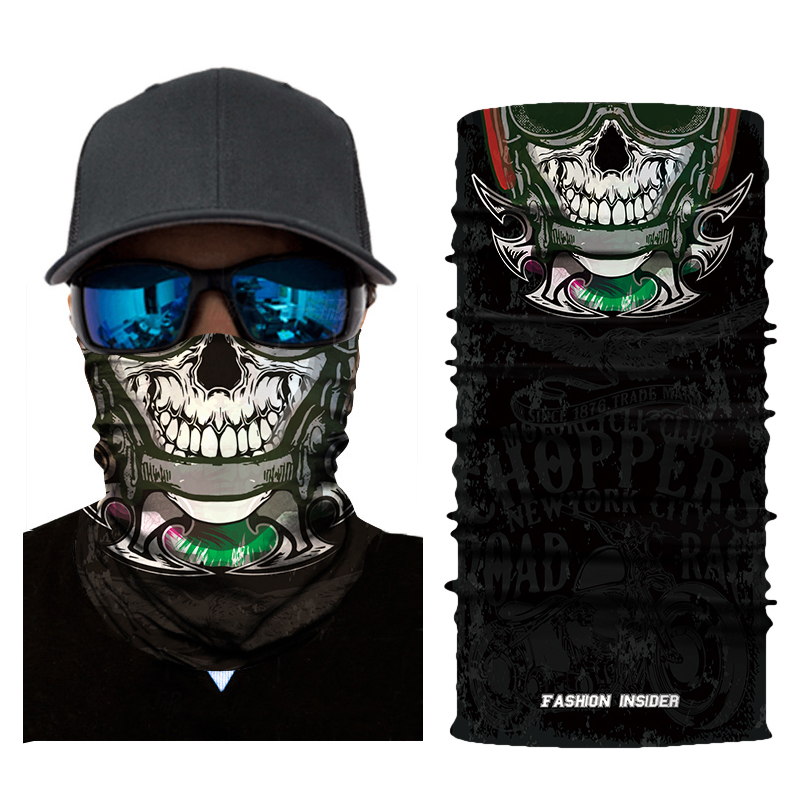 Magic Scarf Biker Skeleton Ghost Skull Face Mask Costume Halloween Cosplay Props