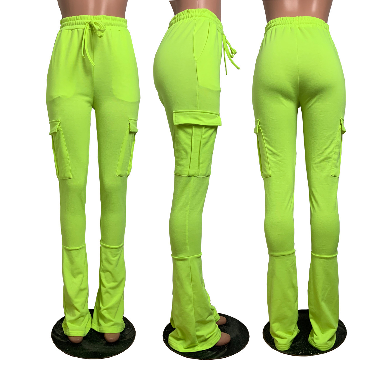 bungee ruched cargo pants