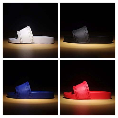 

Luxury Summer Sandals Slippers For Men Casual High Quality Air Designer Shoes Indoor Slip On Scuffs Outdoor Seaside Beach Slippers US 7-11, As pic