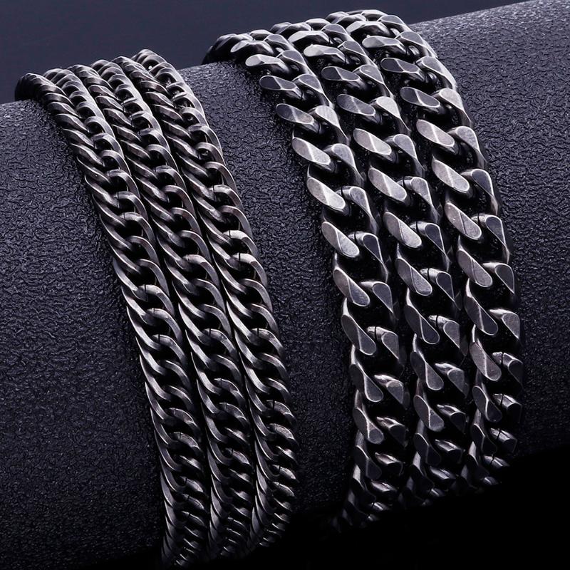 

Hiphop Choker Necklaces For Women 316L Stainless Steel Chain Men Mens Necklace Vintage Jewelry Accessories Gifts For Boyfriend