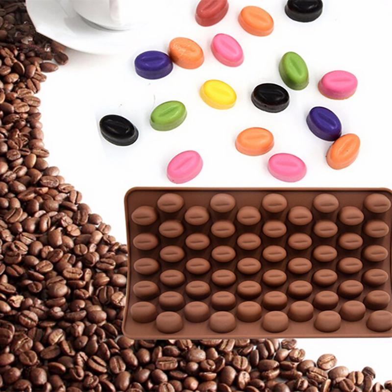 

Cake Mould Coffee Beans Mould Silicone Chocolate Coffee Beans Candy Cake Sweets 55 Cavity spatule en silicone ravioli