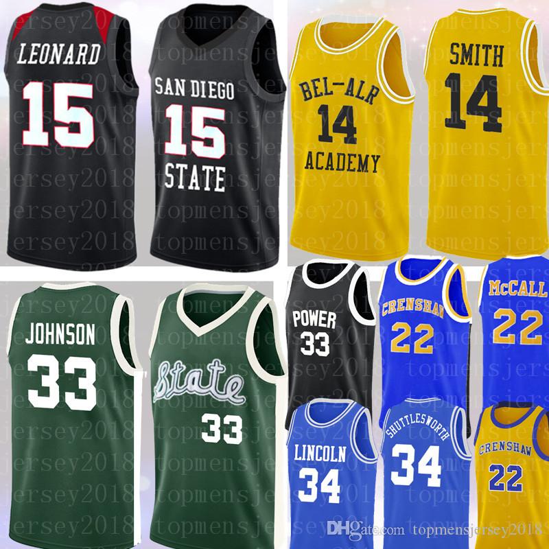 

0 Kawhi 15 Leonard San Diego State Aztecs College Jersey 32 Earvin Johnson 14 Will Smith MCCall 22 Movie Jesus 34 Shuttlesworth, Ncaa high school shengyuesefu