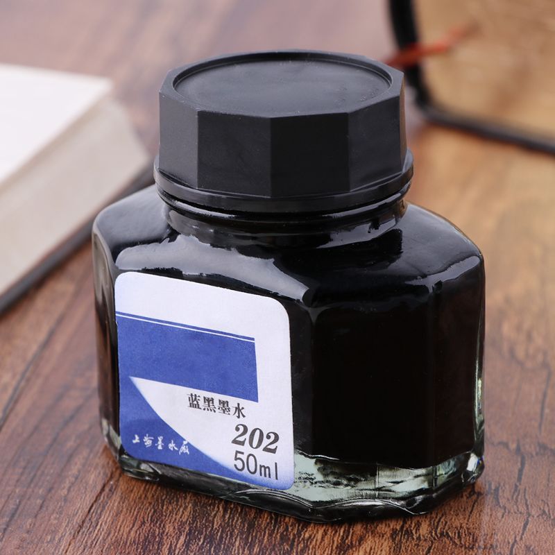 

50ml Bottled Glass Smooth Writing Fountain Pen Ink Refill School Student Stationery Office Supplies B36C, Red