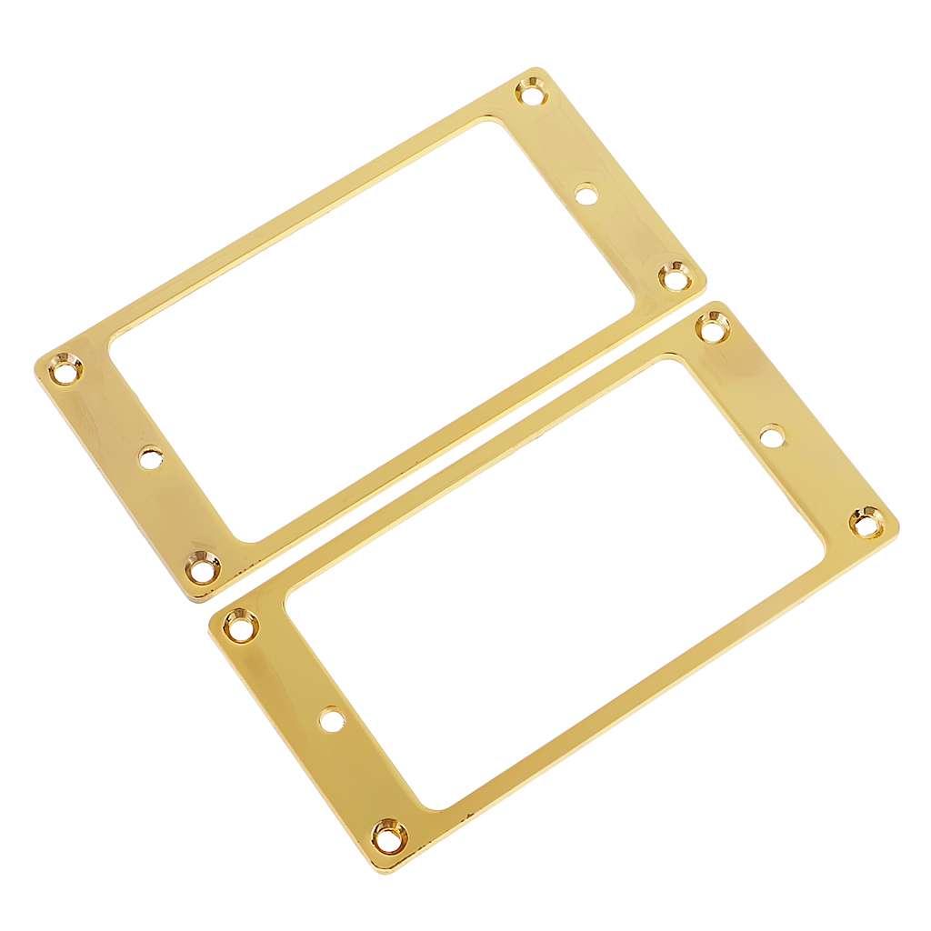 

Metal Flat Humbucker Pickup Ring Set for Les Paul Electric Guitar Parts 2mm