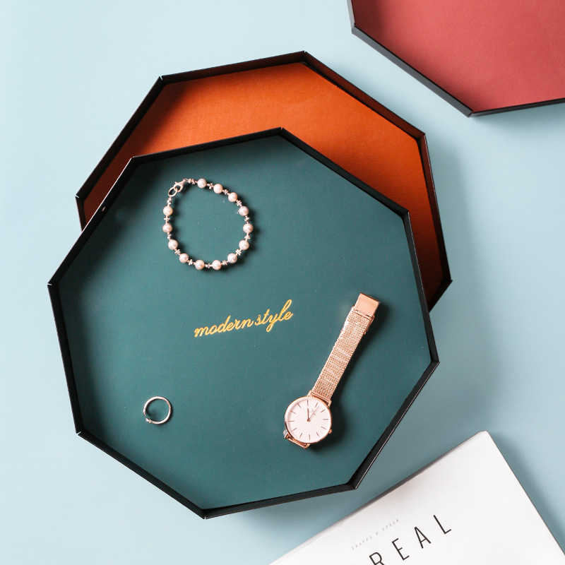 

New Nordic Iron and Leather Trays Metal Iron Fruit Plate Desktop Makeup Organizer Jewelry Dish Home Party Decoration Tray