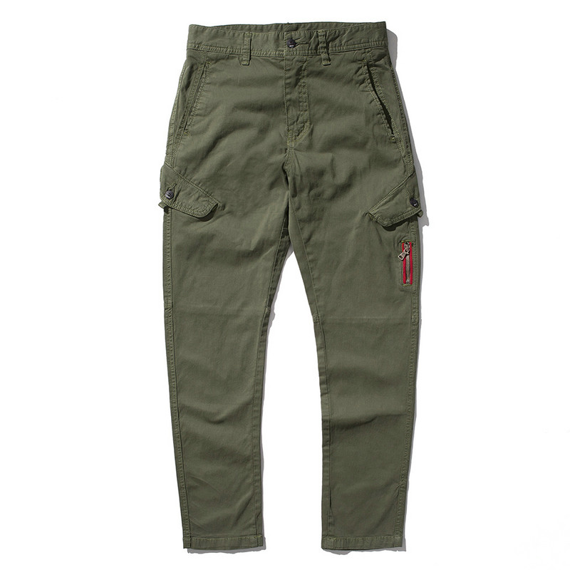 

New 2018 Top Fashion Multi-Pocket Camo Trousers Solid Mens Cargo Pants Men Trousers Drop Shipping ABZ149, Black