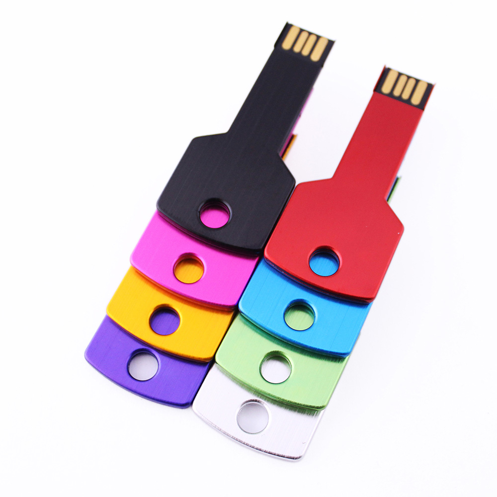 

Free Customize Logo Engraving 100PCS 128MB/256MB/512MB/1GB/2GB/4GB/8GB/16GB Metal Key USB Flash Drive 2.0 Memory Flash Pendrive Stick