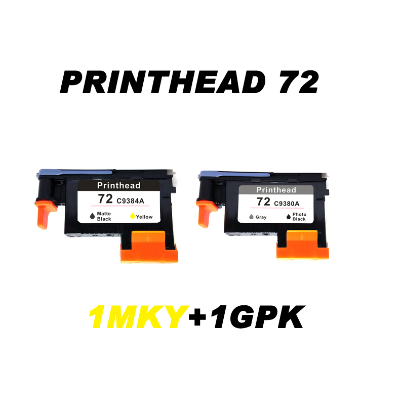 

2pcs 72 printhead compatible For hp72 G/PK MKY print head for hp T610 T770 T790 T1100PS