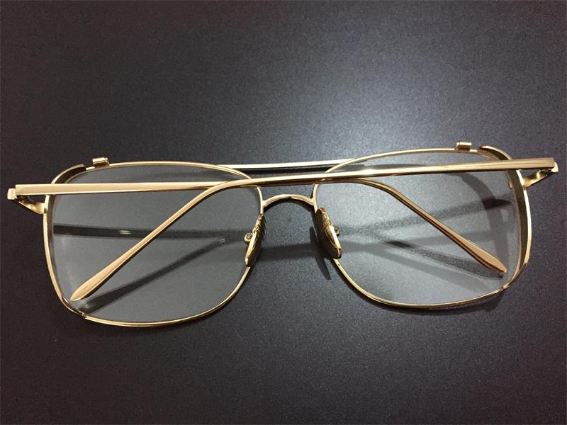 

Wholesale-gold glasses frames for men brand optical glasses women frames clear trae glasses metal frame square eyeglasses women clear lens