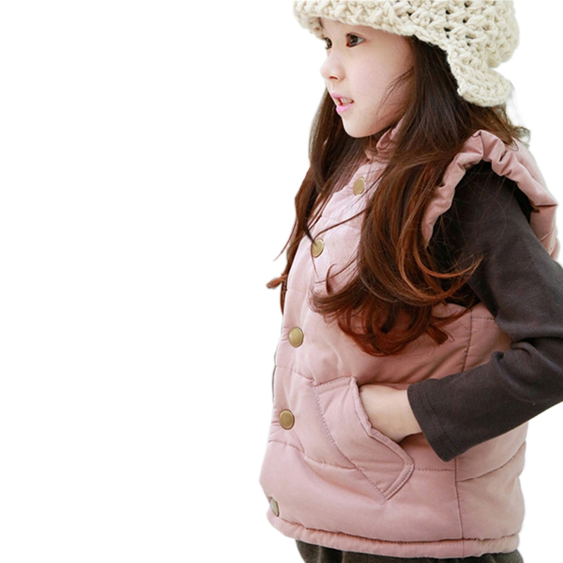 

Autumn Winter Children Clothes Girls Outerwear Coats Girl Kids Vest Jackets Baby Warm Waistcoat Veste Enfant