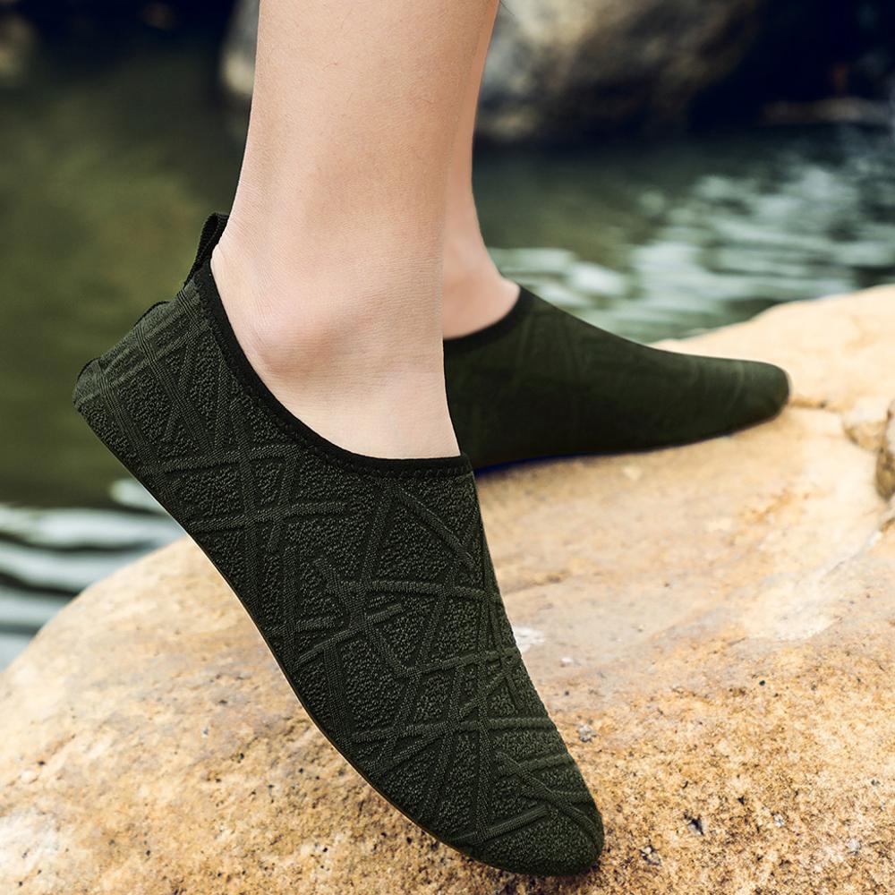 

Men Summer Hot Sale Solid Color Beach Shoes Swimming Diving Socks Drifting River Wading Flat Water Shoes For Male Fashion