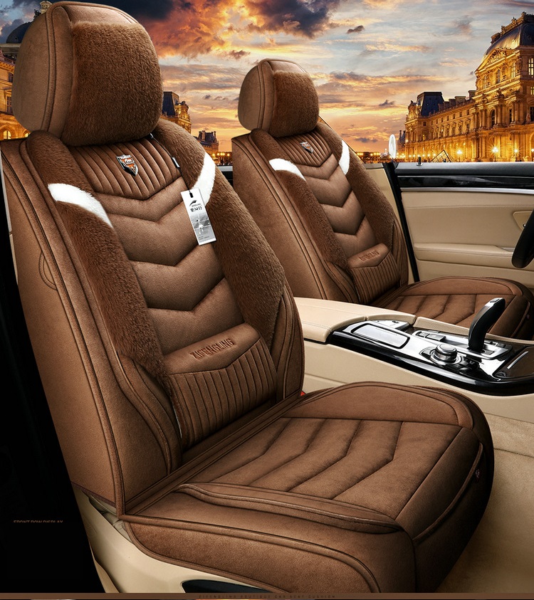 Universal Fit Car Interior Accessories Seat Covers For Sedan PU Leather Adjuatable Five Seats Full Surround Design Seat Cover For SUV M221-image-551926329