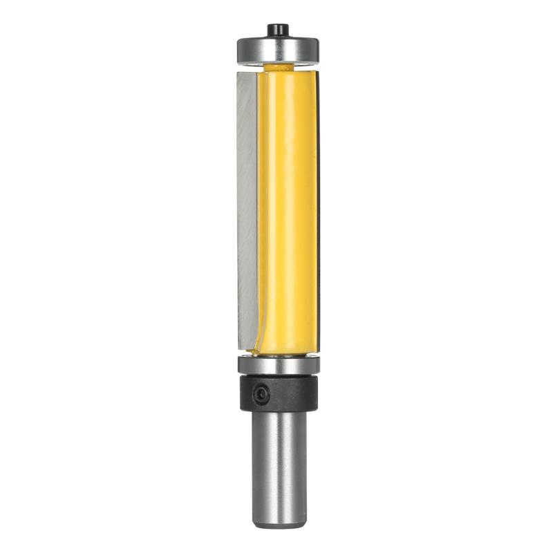 

New 1/2" Shank Pattern Flush Trim Router Bit 2-1/2" Cutter Top & Bottom Bearing Tool Carpenter Woodworking Tools