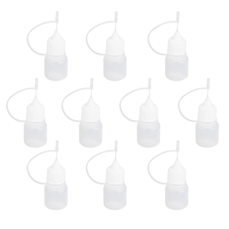 

Bulk Lot of 10pcs Needle Tip Empty Plastic Squeezable Dropper Bottle Liquid Storage 3ml 5ml 10ml 15ml 20ml 30ml