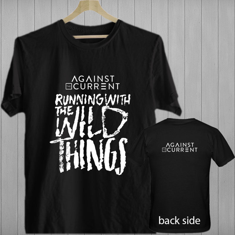 

Against The Current Wild In Our Bones Tour Black T-shirt Shirts Tee S-3XL Top Tee 100% Cotton Humor Men Crewneck T Shirts, Notprint