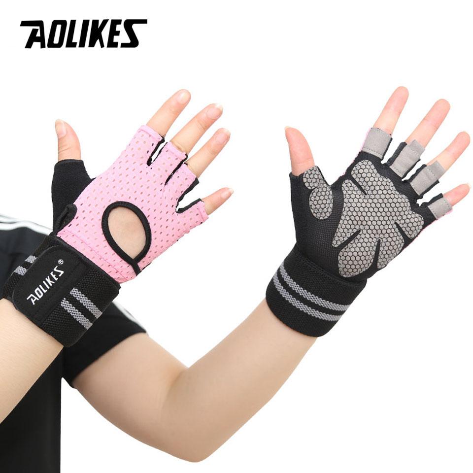 Fitness Gants Haltérophilie Gym Entraînement Training Poignet Wrap Bracelet Hommes//Femmes