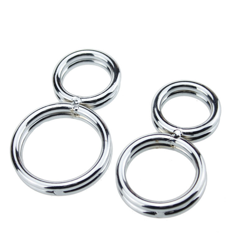 new style 304 stainless steel metal male penis cock ring for men adult erotic sex toys circle eight delaytime sex ring free