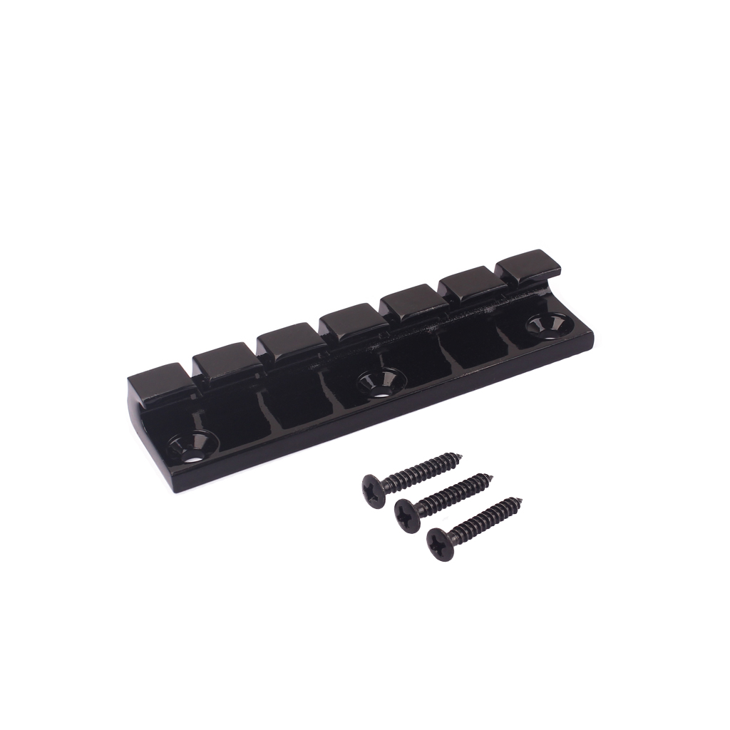 

Zinc Alloy Guitar 6 Strings Saddles Bridge Tailpiece for Eelctric Guitar Cigar Box Guitar Accessor