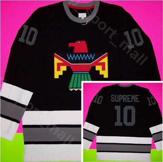

Moive Thunderbird Bird Ice Hockey Jerseys College Frank Ocean Breathable For Sport Fans Pure Cotton University Home Black Away White, 19 yellow