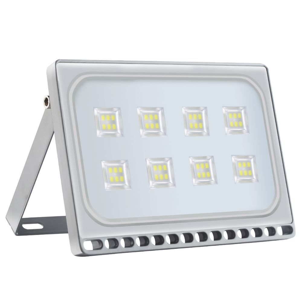 

50W LED Flood Light Sensor Waterproof IP65 Outdoor Light 110-120V Free Cool White Led Projector lamp Home Garden Sub Outside Balcony Lampz