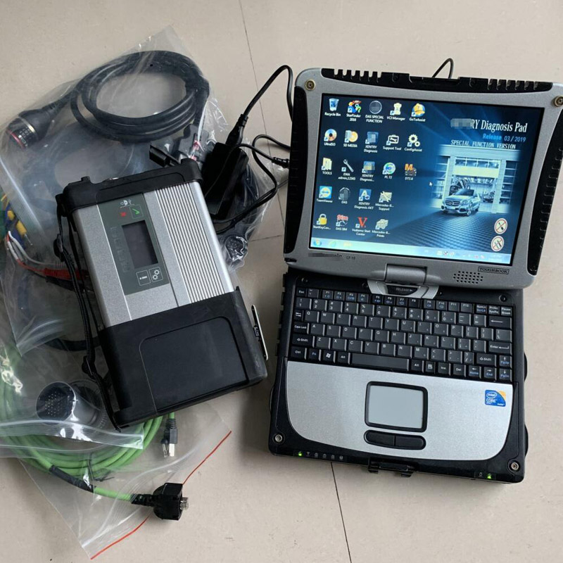 

MB Star C5 SD Connect Compact 5 with MB Star diagnosis soft-ware 2021.03 latest version 360GB SSD with Military toughbook cf19 PC