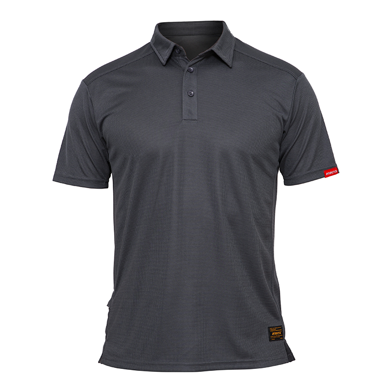 

PAVEHAWK Elastic Stretch Hiking T-shirts Men Summer Outdoor Sport Tshirts Army Tactical tshirt Short Tees Button Duty work 5XL, Black