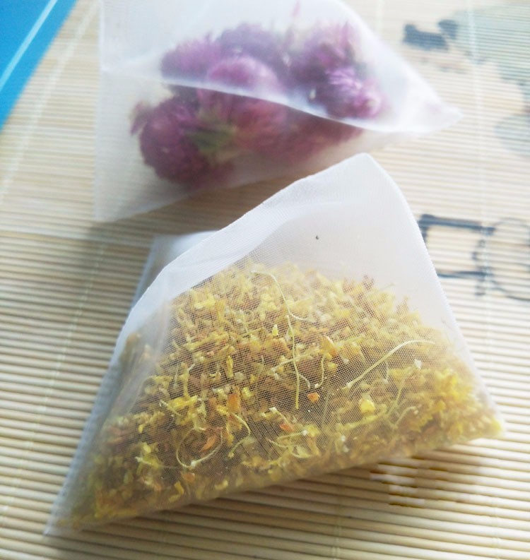 

Nylon Tea Filter Bag Transparent Bags Empty Pyramid Tea Bag Heat Sealed 1000pcs/lot