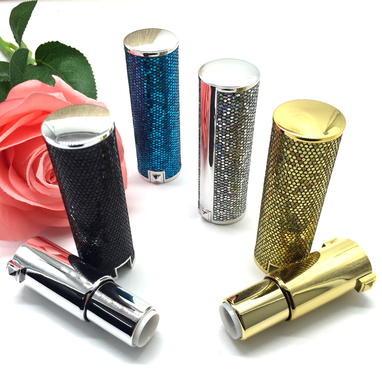 

10/30/50PCS 12.1mm Shiny Empty Lipstick Tube, Elegant Lip Container, Plastic DIY Lip Beauty Tool,Cosmetic Containers