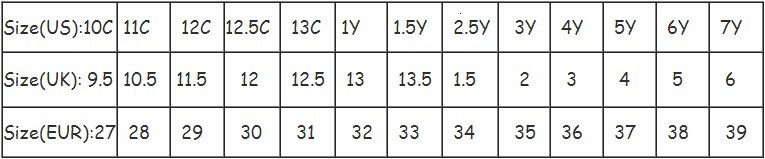 eur 28 in us size shoes