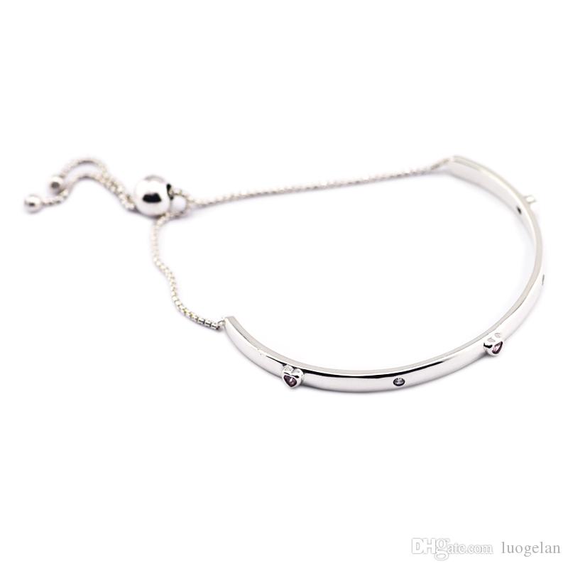2018 Spring 925 Sterling Silver Jewelry Explosion of love Original Bracelet Fits For Women European Style Beads And Charms Jewelry Making-image-441099689