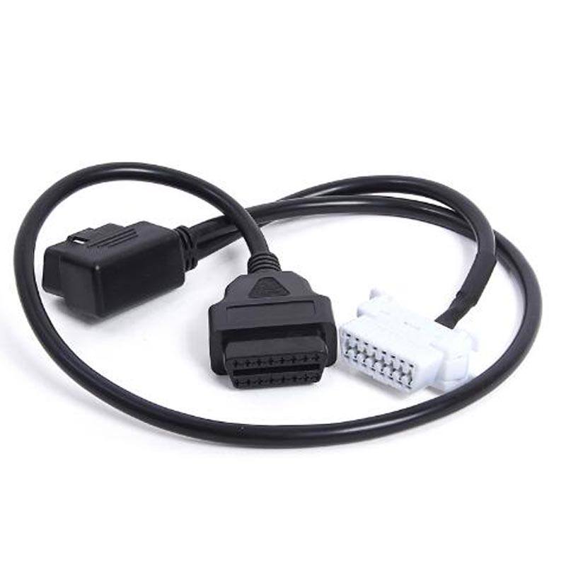 

OBD OBD2 Connector Cable OBDII 16 Pin Extension Male to Female Car Diagnostic Y Extender Adapter Elbow With elm327 Bluetooth