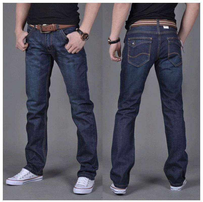

Jeans Men's Straight Loose Large Size Youth Casual Trousers, 604