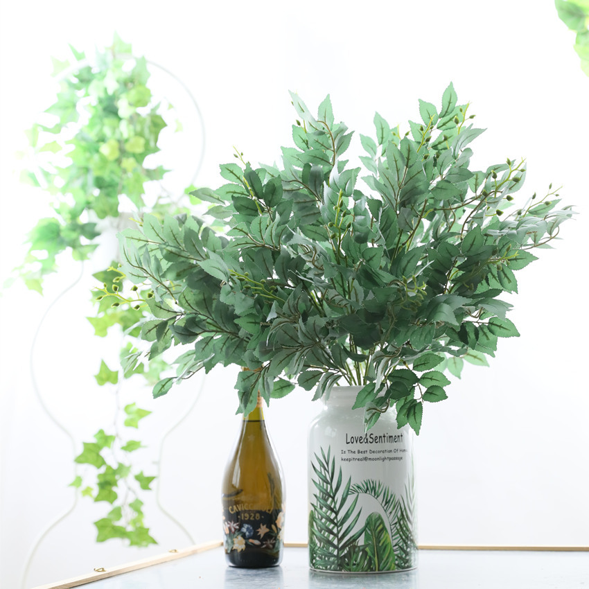 

Artificial for Home Wedding Decoration Fake Plant Garden Decoration Plantas Artificiales Para Decoracion, Green