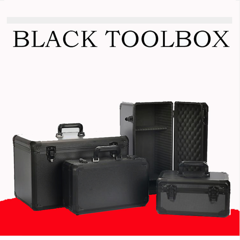 

Hand-held aluminium alloy box With lock Installation and maintenance Vehicle Inclusion Toolbox Multifunctional for Household Use