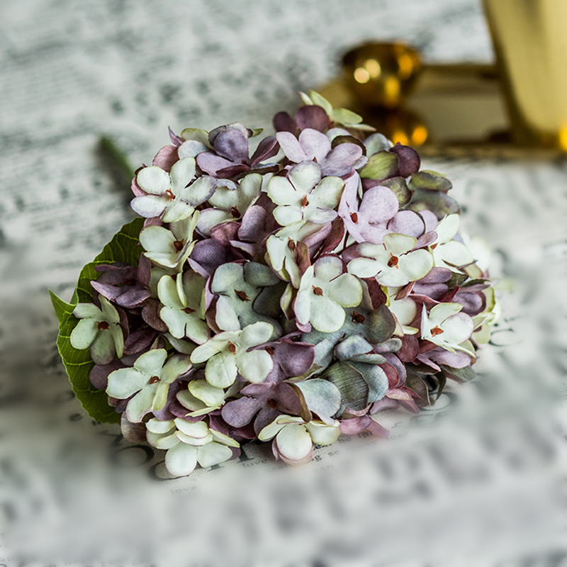 

Crafts Ornament Decoration Bouquets Artificial Hydrangea Festivals Party Home, Purple